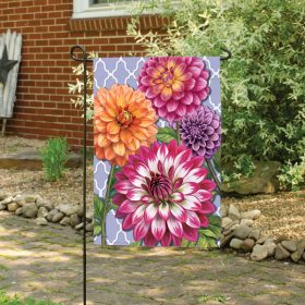 Colorful Dahlias Dura Soft™ Garden Flag - Garden 12.5 x 18