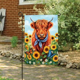 Highland Sunflower Dura Soft™ Garden Flag - Garden 12.5 x 18