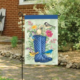 Blooming Boots Dura Soft™ Garden Flag - Garden 12.5 x 18