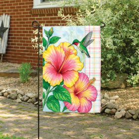 Hibiscus Harmony Dura Soft™ Garden Flag - Garden 12.5 x 18