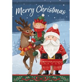 "Santas Helpers" Garden Durasoft™ Flag - Large 28 x 40