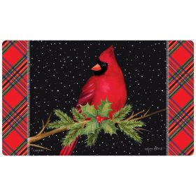 "Snow Cardinal" Mat