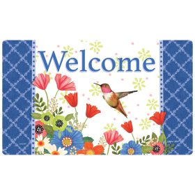 "Garden Hummingbird" Mat
