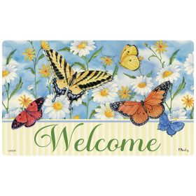 "Butterflies & Daisies" Mat