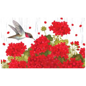 "Hello Hummingbird" Mat