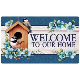 "Chickadee Royal" Mat