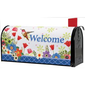"Garden Hummingbird" Mailbox Cover