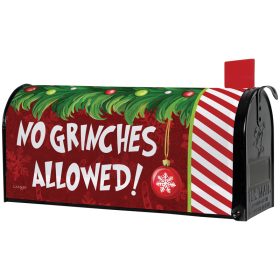 "No Grinches" Mailbox Cover