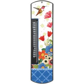 "Garden Hummingbird" Thermometer
