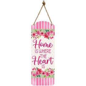 "Floral Heart" 18" Metal Wall Décor