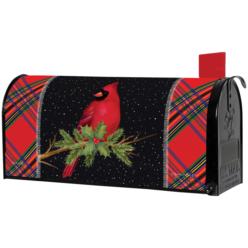 "Snow Cardinal" Mailbox Cover