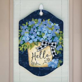 Hello Hydrangea Premier Door Hanger