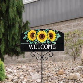 Sunflower Welcome Classic Arch Insert
