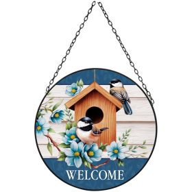 "Chickadee Royal" Suncatcher