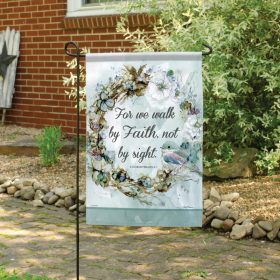 "Walk By Faith" DuraSoft™ Garden Flag