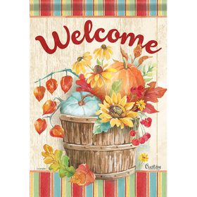 "Colorful Basket" DuraSoft™ Flag - Garden 12.5 x 18