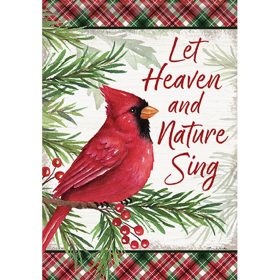 "Heaven & Nature Sing" DuraSoft™ Flag - Garden 12.5 x 18