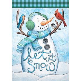 "Frosty Day" DuraSoft™ Flag - Garden 12.5 x 18