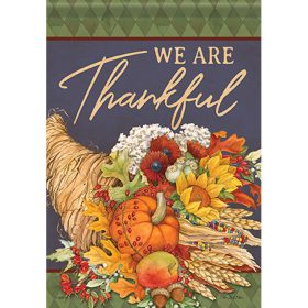 "Cornucopia" DuraSoft™ Flag - Large 28 x 40