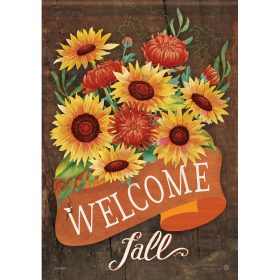 "Welcome Fall" Durasoft™ Flag - Garden 12.5 x 18