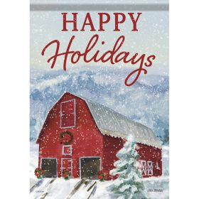 "Holiday Barn" Durasoft™ Flag - Garden 12.5 x 18