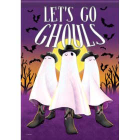 "Let's Go Ghouls" Durasoft™ Flag - Garden 12.5 x 18