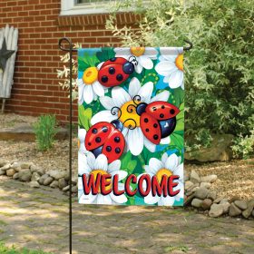 "Ladybug Friends" Dura Soft™ Flag - Garden 13 x 18