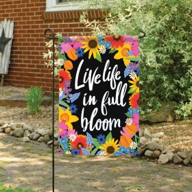 "Full Bloom" Dura Soft™ Flag - Garden 13 x 18