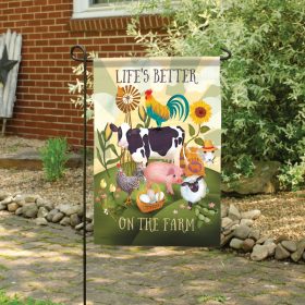 "On The Farm" Dura Soft™ Flag - Garden 13 x 18