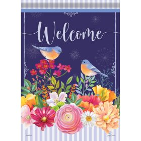 "Bluebird Friends" Dura Soft™ Flag - Garden 13 x 18