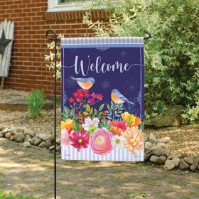 "Bluebird Friends" Dura Soft™ Flag - Garden 13 x 18