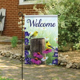 "Goldfinch Meadow" Dura Soft™ Flag - Garden 13 x 18