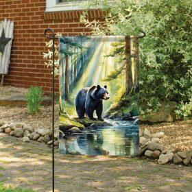 "Morning Light Bear" Dura Soft™ Flag - Garden 13 x 18