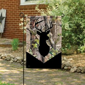 "Camo Buck" Dura Soft™ Flag - Garden 13 x 18