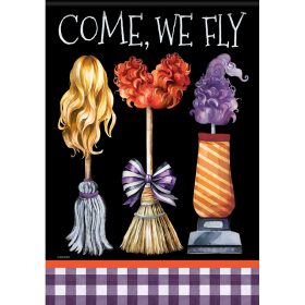 "Come, We Fly" Durasoft™ Flag - Garden 12.5 x 18