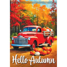 "Harvest Truck" Durasoft™ Flag - Garden 12.5 x 18