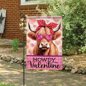 "Howdy Valentine" Dura Soft™ Garden Flag - Garden 13 x 18