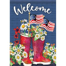"Daisy Boots" Dura Soft™ Garden Flag - Garden 13 x 18