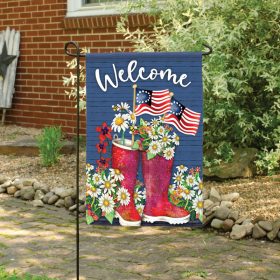 "Daisy Boots" Dura Soft™ Garden Flag - Garden 13 x 18