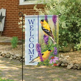 "Summer Fancy" Dura Soft™ Garden Flag - Garden 13 x 18