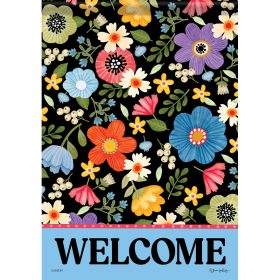 "Scattered Wildflowers" Dura Soft™ Garden Flag - Garden 13 x 18