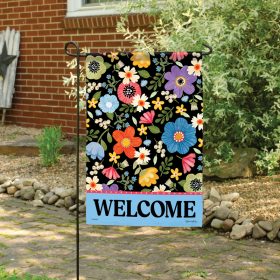 "Scattered Wildflowers" Dura Soft™ Garden Flag - Garden 13 x 18