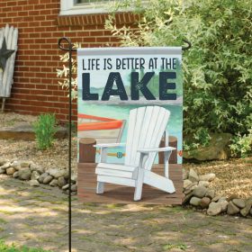 "Better at the Lake™ Garden Flag - Garden 13 x 18