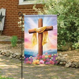 "Holy Cross" Dura Soft™ Garden Flag - Garden 13 x 18