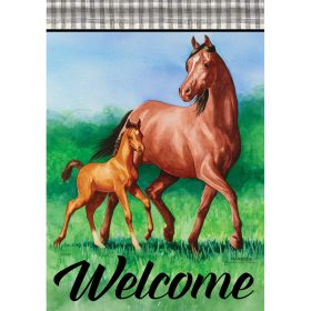 "Young Spirit" Dura Soft™ Garden Flag - Garden 13 x 18