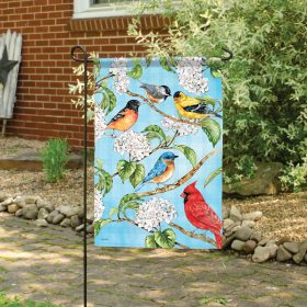 "Songbird Gathering" Dura Soft™ Garden Flag - Garden 13 x 18