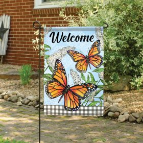 "Butterfly Love" Dura Soft™ Garden Flag - Garden 13 x 18