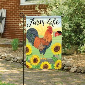 "Morning Calling" Dura Soft™ Garden Flag - Garden 13 x 18