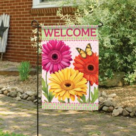 "Bright Gerberas" Dura Soft™ Garden Flag - Garden 13 x 18