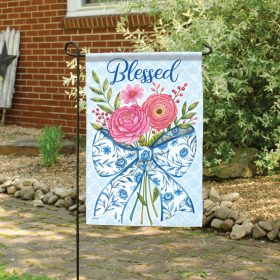 "Coquette Bow" Dura Soft™ Garden Flag - Garden 13 x 18